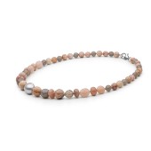 Colier cu perla naturala, piatra lunii si nefrite cu argint DiAmanti 254-108M-G Colier cu perla naturala, piatra lunii si nefrite cu argint DiAmanti 254-108M-G